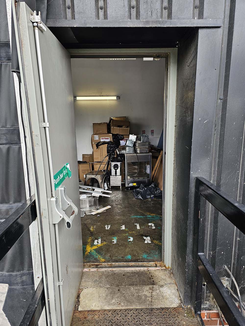 commercial warehouse clearing